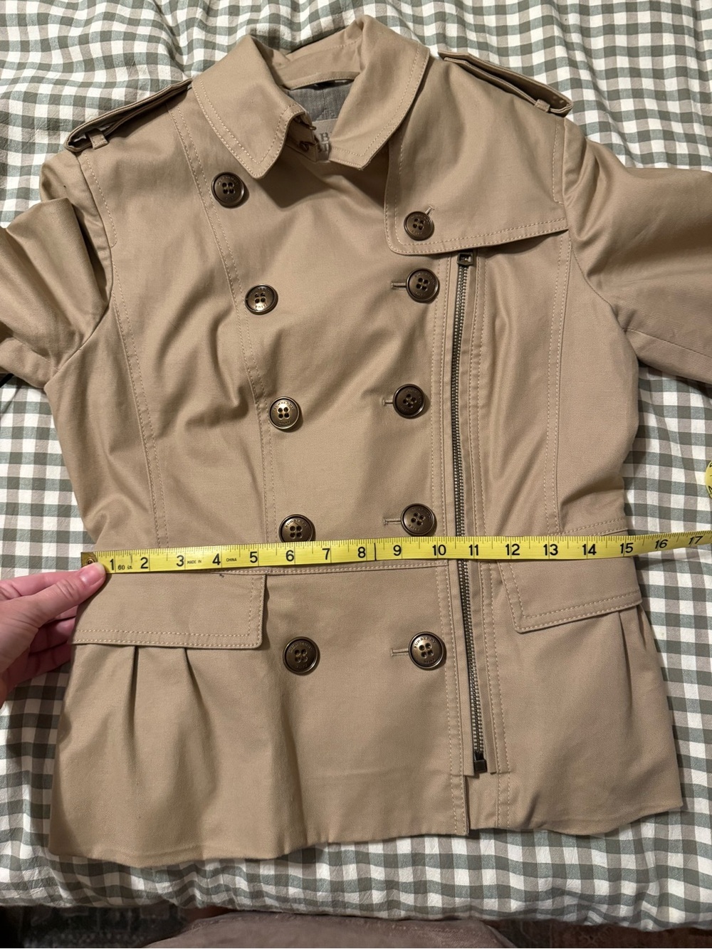 Burberry Brit brookleigh double button trench - Picture 9 of 11